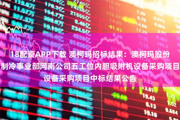 18配资APP下载 澳柯玛招标结果：澳柯玛股份有限公司家用制冷事业部河南公司五工位内胆吸附机设备采购项目中标结果公告